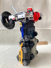 BANDAI Power Rangers Carranger DX RV ROBO TURBO Megazord M in Japan Complete set