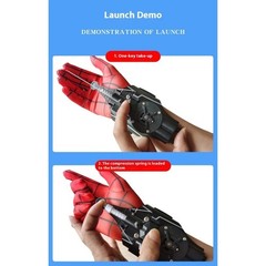 Spider Web Shooter 8ft USB Real Web Slinger and Launcher Toy for Superhero Fans