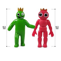 8Pcs Rainbow Friends Action Mini Figures Toy Game Character Doll Blue Monster