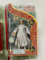 Crouching Tiger Hidden Dragon DELUXE Figures 2001 Art Asylum FULL SET of 4 MOC