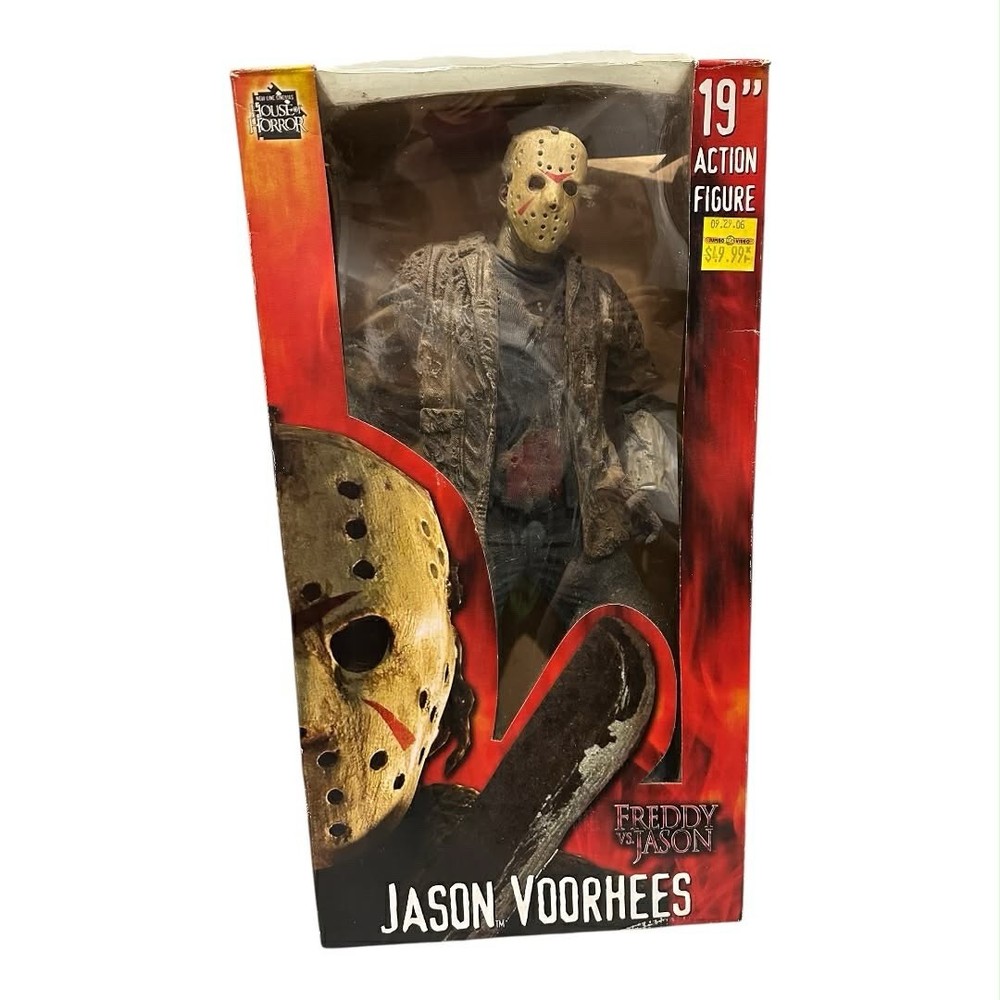 NECA Freddy vs Jason Jason Voorhees Reel Toys 19″ Figure Boxed