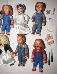 Neca Ultimate Chucky lot of 10 figures Bride of Chucky Childs Play action figure