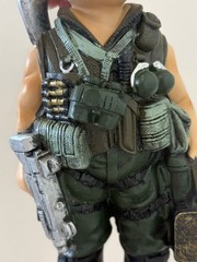 9.5” SD Commando John Matrix Resin Bank Statue Figurine Special Force Toy Figure