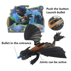 Toothless Light Fury Action Figure Cartoon How To Train Your Dragon