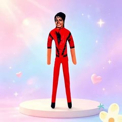 2026 New Style Michael Jackson Cosplay Plush Doll – Jointed Stuffed Figure