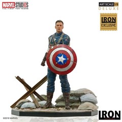 Iron Studios Avengers Captain America 1/10 Statue MCU 10 Years Exclusive US SHIP