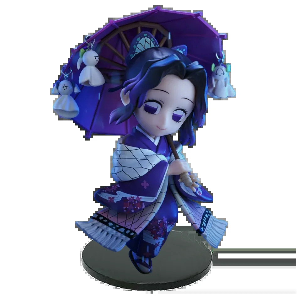 Demon Slayer Plum Rain Series Blind Box Figure Kimetsu no Yaiba Anime PVC Set