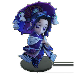 Demon Slayer Plum Rain Series Blind Box Figure Kimetsu no Yaiba Anime PVC Set
