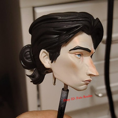 1/12 Arcane: League of Legends Silco Head Carving For 6″ Romankey Figure Body