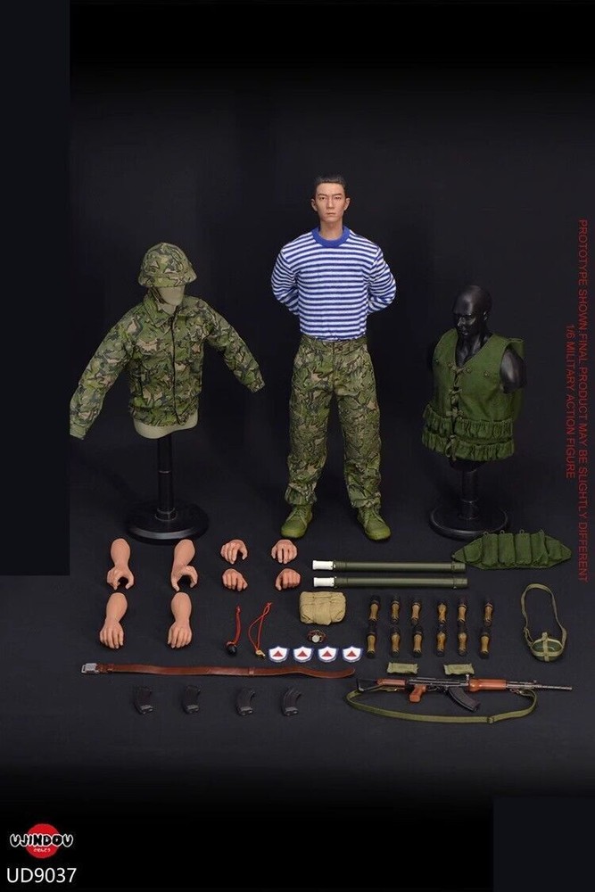 New UJINDOU UD9037 CHINESE PLA PROJECT BLUE SWORD-B 1/6 Action Figure Collection