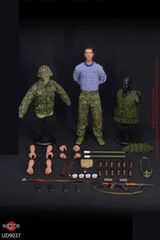 New UJINDOU UD9037 CHINESE PLA PROJECT BLUE SWORD-B 1/6 Action Figure Collection