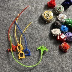 Beyblade Lot Rare Ones Inside Gold Red White Blue