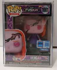 Funko Pop Fusion Games M3gan #1001 2024 NYCC Limited Edition 500 PCS w/Protect