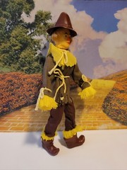 MEGO Wizard of Oz SCARECROW Ray Bolger 8″ Figure DOLL w/hair 1974 vintage 1974