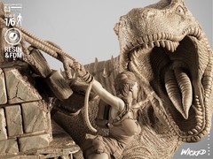 3D Printed Fan Art Tomb Raider Diorama by Wicked