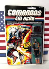 GI Joe Estrela BATS / ANDROIDE ROBOID *ON REPRO CARD NOT MOC! Please Read Brazil