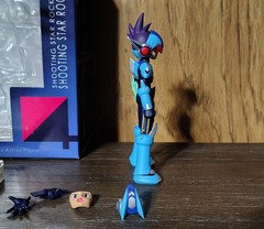 Sentinel 4 Inch Nel Mega Man Star Force Shooting Star Rockman Complete read desc
