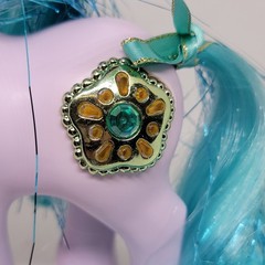 VINTAGE 1987 G1 My Little Pony Princess Sparkle & Bushwoolie Companion Figure