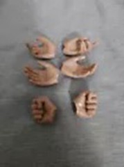 1/6 Hand 6 Pcs Set for MX02-A 12″ Male Action Figure Body