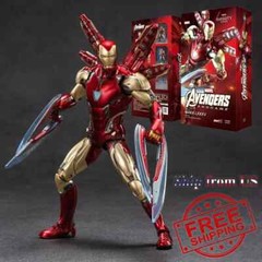 Marvel Avengers Endgame Iron Man Mark 85 MK85 Ironman Toy Action Figure Model