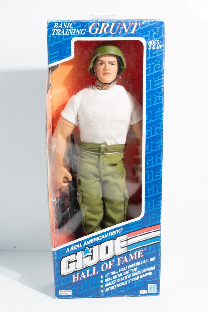 Hasbro GI Joe Hall of Fame Basic Training Grunt Action Figure 1992 Original Box