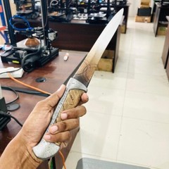 Custom 3D Printed Crysknife Knife Blade Replica Prop 1:1 (Painted)