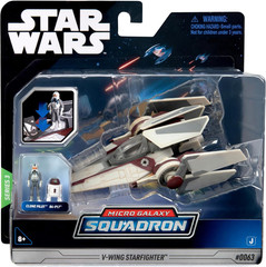 Star Wars Micro Galaxy Squadron V-Wing Starfighter – 3-Inch Light Armor Class Ve