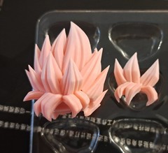 DIMENSIONIA 01B 1/12 Goku Black Rosee Head Sculpt Hair Face Accessories