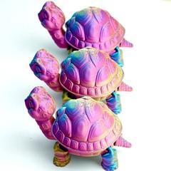 3D Printed Tortoise Model,Articulated Animals figure,Fidget Toys Home Decor