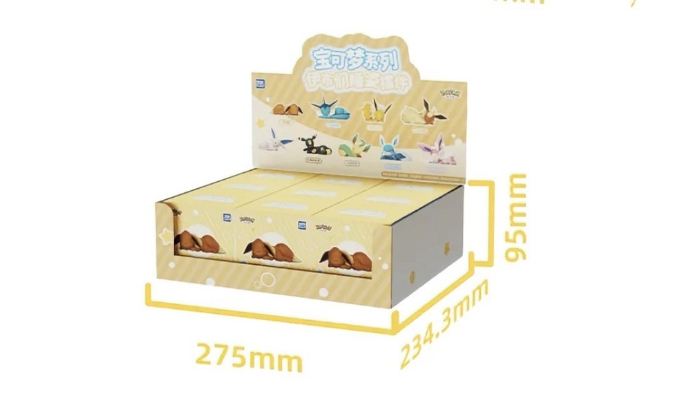 Sleepy Eevee Blind Box Pokemon Simplified Chinese Booster Box (Full Set 9 Boxes)