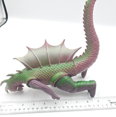 Vintage 9” Godzilla Kajiu GIGAN Dragon Motu Ko HONG KONG Figure RARE KO Read