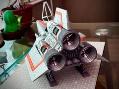 BSG 1978 Colonial Viper MK I (21 in. PLAYSET GRAY/ORANGE)