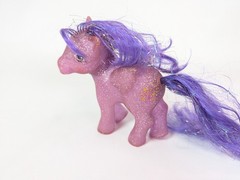 Vintage My Little Pony TWINKLER Sparkle Pegasus Hasbro MLP G1 1984 Purple