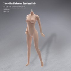 1/6 Female Seamless Flexible Body Super Large Bust Breast Silicone 12” Figure