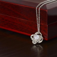 Gift for Wife Pendant Love Knot Necklace