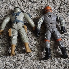 2 Chap Mei G.I. JOE Figures Pilot & Soldier Action Figures No Accessories