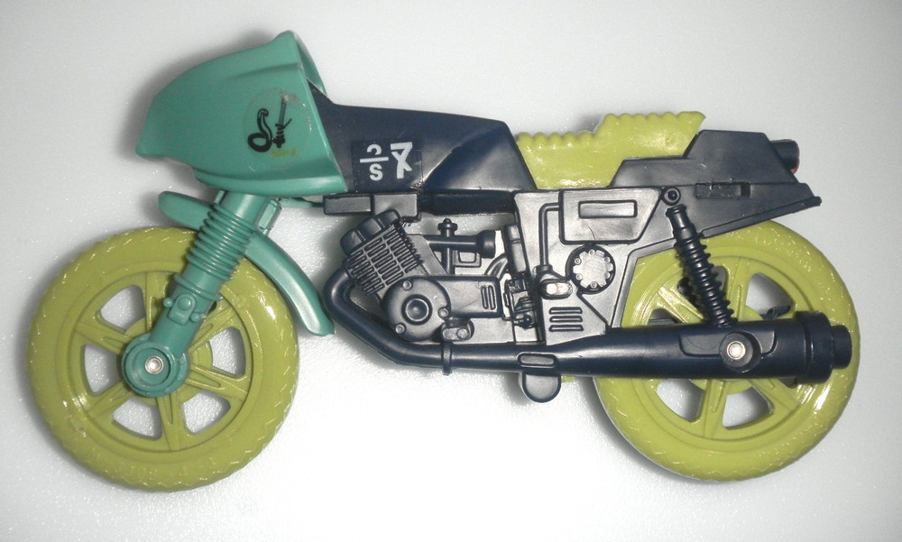 Vintage 1986 Dreadnok Ground Assault Motorcycle Ram G.I. GI Joe Cobra 3.75 80s