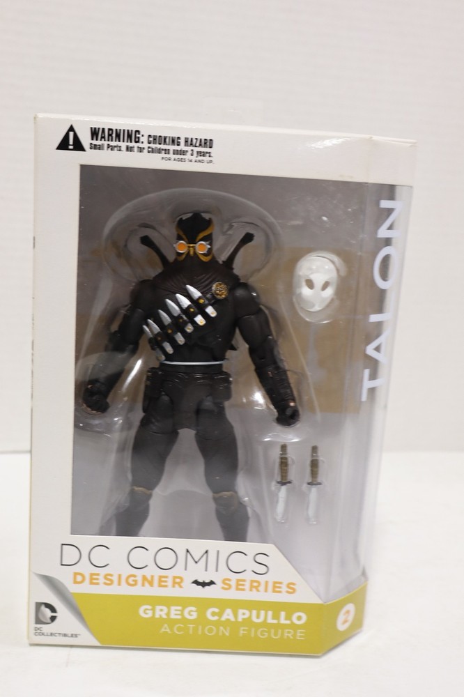 2014 DC Comics Designer Series Greg Capullo #02 Talon Action Figure BOX HAS WEAR