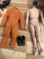 GI Joe 1966 Sea Sled & Frogman With Accessories, Cave & Box As Is Untested