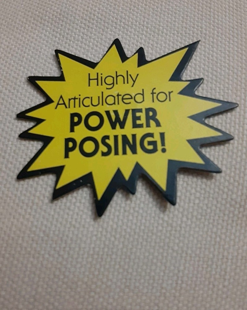 Action Figure MOTU Highly Articulated For Power Posing Bubble Advertising Ad