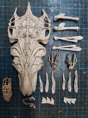 Extraterestrial Queen Skeletal 1/12 size “NECA Size”