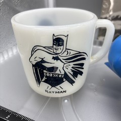 1966 Batman Lot 1 Westfield Mug Plus Hand Puppet Ideal Vintage Adam West