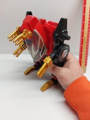 Power Rangers Bandai Samurai Red Transporter Vehicle Morphs Ranger K1