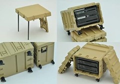 Little Armory LD039 Field Desk A2 Plastic Model 318804 figure parts