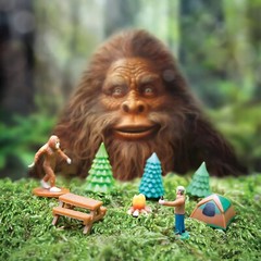 Mini Bigfoot Basecamp Diorama Set