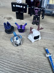 ROBLOX lot with accessories (1) New in Package with Virtual Item Code