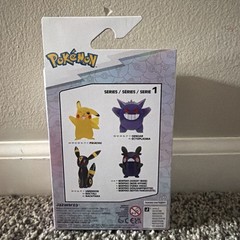 Jazwares Pokémon 30th Ann. Glitter Series 1 Pikachu Umbreon Gengar Morpeko