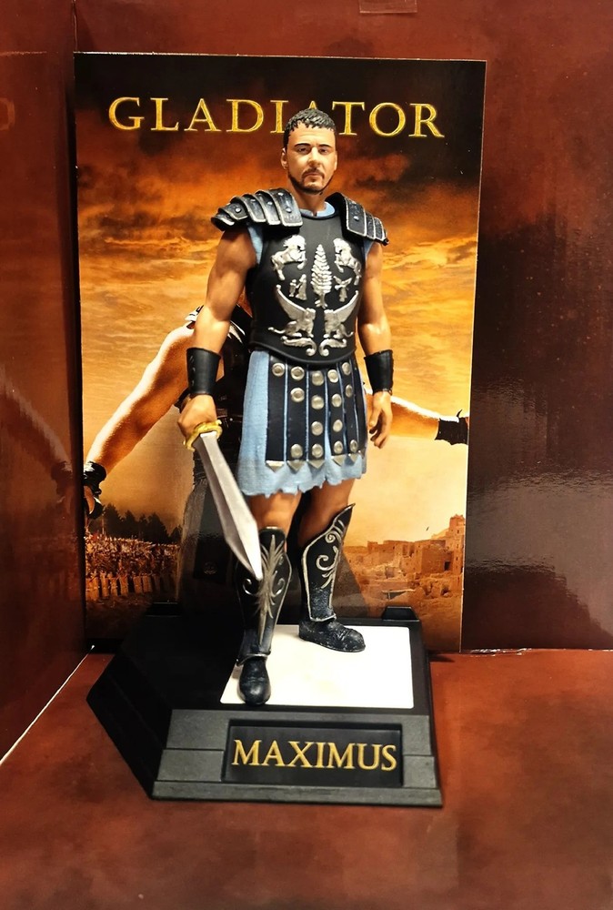 Mc Farlane Toys Gladiator Movie Maniacs Maximus Decimus Meridius Action Figure