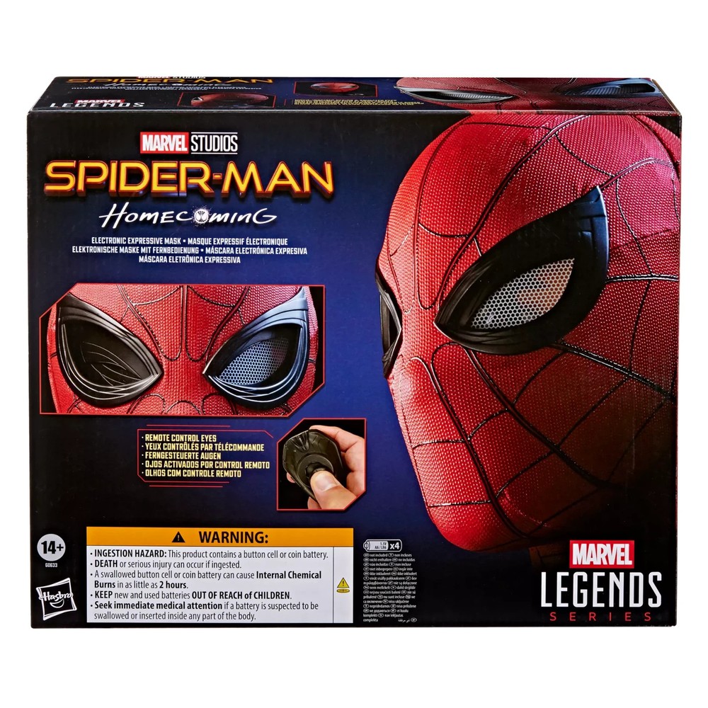 HASBRO MARVEL LEGENDS SERIES SPIDER-MAN HOME COMING ELECTRONIC EXPRESSIVE MASK
