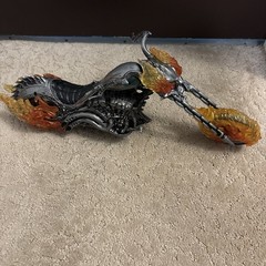 2006 Hasbro • Ultimate 12” Ghost Rider • Flaming Motorcycle 20” Bike Only • Rare